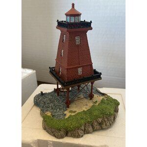 Harbour Lights miniature lighthouse Southwest Reef Louisiana #530 2000 box  COA